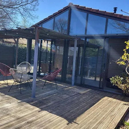 Lac Charmante Maison En Bois 9 Couchages Proche Lac De Navarrosse * Biscarrosse